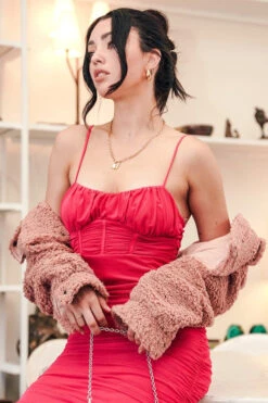 Mermaid Lover Magenta Midi-Dress -Hippie Vibe Tribe Shop 15355441 7dfd4869 ed99 4d96 90fa f50f9abee773