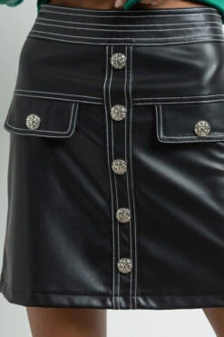 Vegan Retro Mini-Skirt