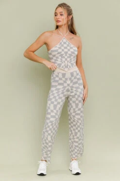 Checkerboard Top & Pant Knit Set -Hippie Vibe Tribe Shop 15596568 baef4031 2ca5 483b b1af 6ba9ee436650