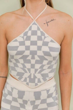 Checkerboard Top & Pant Knit Set -Hippie Vibe Tribe Shop 15596568 df780a17 2002 48a3 bf63 36c4b431726e
