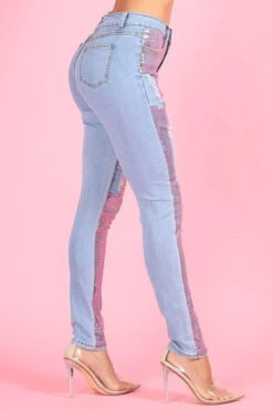 Sequin Skinny Jeans -Hippie Vibe Tribe Shop 15620915 5e5c1c54 599a 4ff3 9e72 16186bc609d8