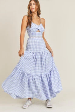 Blue Paid Twist Tube Top And Skirt Set. -Hippie Vibe Tribe Shop 15668816 36674a5c 911a 42ef b87e d1f6571e2f1d