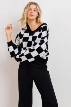 Checkered Sweater