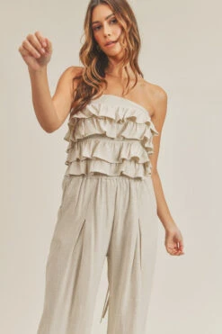 Linen Ruffle Crop Top & Pants Set -Hippie Vibe Tribe Shop 15973907 6da6d8af 1907 470b bf3f 1371f237e440