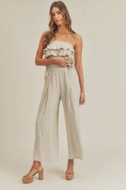 Linen Ruffle Crop Top & Pants Set -Hippie Vibe Tribe Shop 15973907 d0af4046 8c08 48fe 8b31 a7212fb51db0