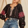Western Girl Embroidered Long Sleeve