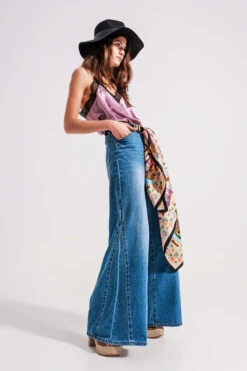 Wide Leg Jeans In Mid Wash Blue 11 Wide Leg Jeans In Mid Wash Blue -Hippie Vibe Tribe Shop 16020221 9767456a 97d8 482e b761 301d42134c64
