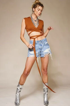 Wrap Around Knit Cross Top -Hippie Vibe Tribe Shop 16063095 b448abc3 7940 4e2b 9527 49d5ead640cf