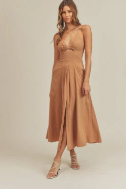 Mocha Cut Out Maxi