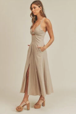 Taupe Cut Out Maxi Dress 19 Taupe Cut Out Maxi Dress -Hippie Vibe Tribe Shop 16064326 b51b57a7 9e11 4d4e b9a8 e02008a9a03b
