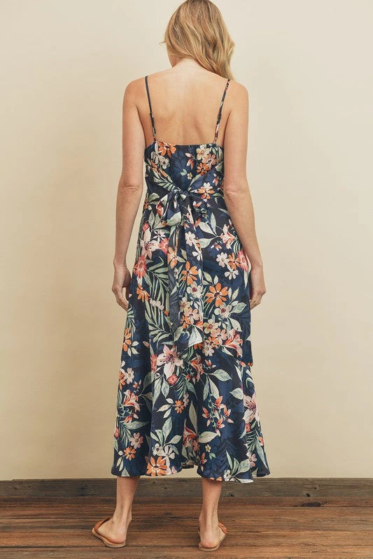 Hawaiian Silky Floral Slip Dress 3 Hawaiian Silky Floral Slip Dress - Image 3