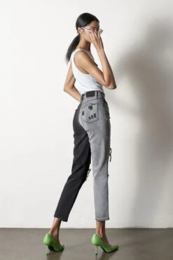 Black & Grey High Rise Jeans -Hippie Vibe Tribe Shop 16276966 52f14042 5cff 4e71 a199 9490f62706a8