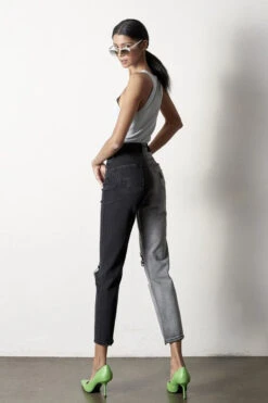 Black & Grey High Rise Jeans -Hippie Vibe Tribe Shop 16276966 5d028aa1 c1f3 427c 8c1c 05af790e0e6f