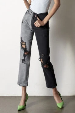 Black & Grey High Rise Jeans -Hippie Vibe Tribe Shop 16276966 5f0be5af f2b0 4074 9b86 18b5c5af6bf2