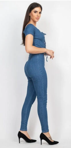 Lace-Up Denim Jumpsuit -Hippie Vibe Tribe Shop 16472067 c3792d32 d2da 4cb2 b4bc e0b60850b107 1
