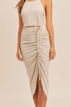 Oatmeal Linen Crop Top & Skirt Set -Hippie Vibe Tribe Shop 16532542 500891f1 334d 4147 b136 576272ab139b