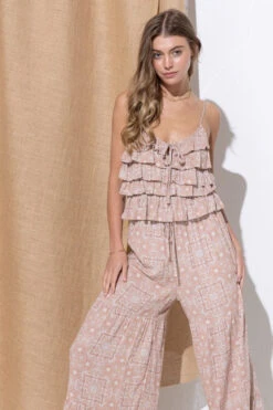 Tiered Ruffle Top And Palazzo Pant Set -Hippie Vibe Tribe Shop 16648220 4ecb24c8 3992 41a5 8e58 20ef71c724f1
