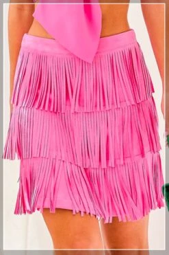 Pink Fringe Party Skirt -Hippie Vibe Tribe Shop 16925836 748ea5e6 8911 46ce be1e b38c43039f7a 1