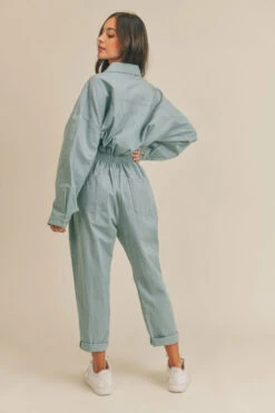 Blue Cinched Jumpsuit -Hippie Vibe Tribe Shop 17070480 7fe646c1 75ae 4849 8141 eedb8d688a39 2