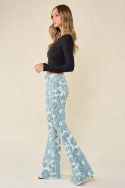 Blue Paisley Print Flared Pants 8 Blue Paisley Print Flared Pants -Hippie Vibe Tribe Shop 17554006 52cd0a8c a1ac 4c93 a625 2b1b2fb7429b