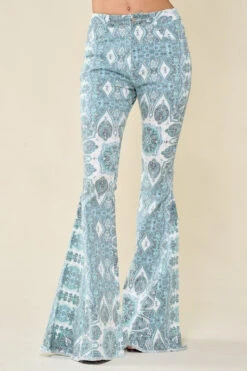 Wine Paisley Print Flared Pants -Hippie Vibe Tribe Shop 17554006 5be245b6 5eae 4bae b675 debc01d8c4cb