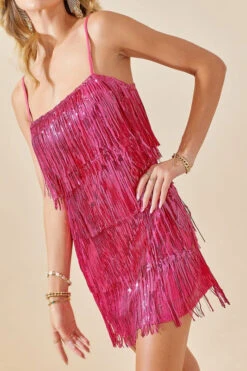 Fuschia Fringe Cami Dress -Hippie Vibe Tribe Shop 17669791 234b039a b108 420f a66a e9745db9c20b
