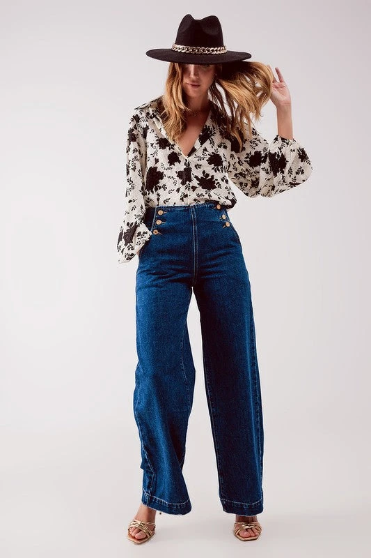 Rose Black Blouse 4 Rose Black Blouse - Image 4