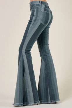 Black Striped Washed Denim Flares -Hippie Vibe Tribe Shop 17889843 2 cb66b203 553d 4599 83e7 4abae1b6f62e