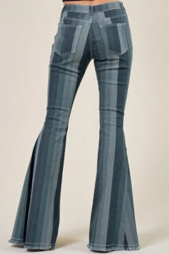 Black Striped Washed Denim Flares -Hippie Vibe Tribe Shop 17889843 14f6490b c89c 4771 b1e1 172ab7b161d6