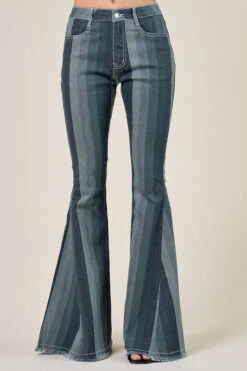 Black Striped Washed Denim Flares -Hippie Vibe Tribe Shop 17889843 b55e6e25 9ef2 486d 9718 443b740b06d8 1
