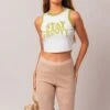 Stay Groovy Crop Shirt