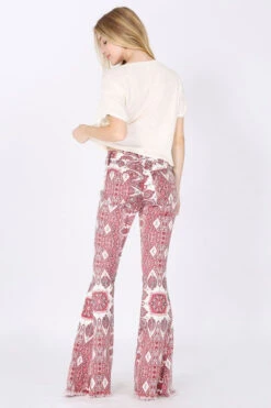 Wine Paisley Print Flared Pants -Hippie Vibe Tribe Shop 17987551 2b4712a0 4e57 43e6 a246 5b5202da3561