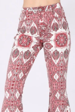 Wine Paisley Print Flared Pants -Hippie Vibe Tribe Shop 17987551 bdb19179 ad88 4d94 a433 02f144fec63a