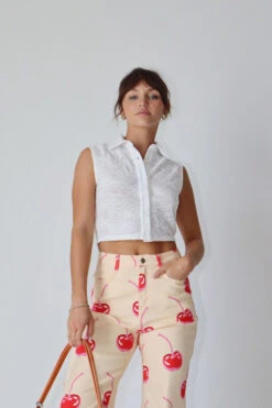 Cherry Stretched Cotton Jeans -Hippie Vibe Tribe Shop 18031500 9ee81fa0 14bd 401f a311 7e891fcd56b2