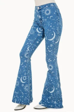 Sun And Stars Printed Flare Jeans -Hippie Vibe Tribe Shop 18204176 236447fe 2c08 4435 a7e7 ad4c8f52e93b