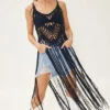 Fringe Hem Crochet Cover-Up