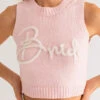 Bride Sleeveless Knit Tank