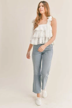 White Daisy Crop Ruffle Top 8 White Daisy Crop Ruffle Top -Hippie Vibe Tribe Shop 18448530 24e68016 972b 401a 92c1 ffc03922d4bd 1