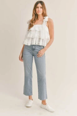 White Daisy Crop Ruffle Top 9 White Daisy Crop Ruffle Top -Hippie Vibe Tribe Shop 18448530 6faa7546 68d0 4b0a 86ac 414df684b6ca 1