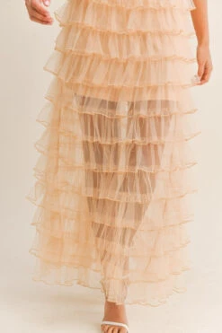 Taupe Corset Ruffle Tiered Maxi Dress -Hippie Vibe Tribe Shop 18514187 89445ece bc0e 466f 84c3 47c6b6c3be61