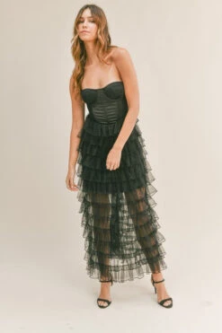 Black Corset Ruffle Tiered Maxi Dress 15 Black Corset Ruffle Tiered Maxi Dress -Hippie Vibe Tribe Shop 18514187 9bbf7d93 d104 4a20 a3e3 a9a19425e4ee 1