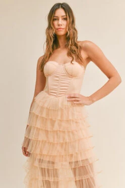 Taupe Corset Ruffle Tiered Maxi Dress -Hippie Vibe Tribe Shop 18514187 aa0ac91c 4c0c 4393 83f7 0d12e1edb6f8 1