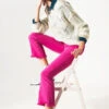 Magenta Skinny Jeans