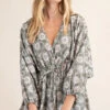 Sage Floral Print Tunic
