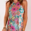 Floral Halter Top