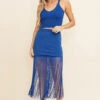 Cowgirl Cobalt Blue Fringe Set