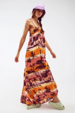 Hawaiian Maxi Dress