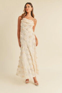 3D Applique Cowl Neck Rose Maxi Dress -Hippie Vibe Tribe Shop 19675500 0e9d51a0 b961 4727 b461 79f26d4aa539 1