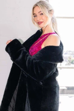 SUPER SOFT Midi Fur Coat -Hippie Vibe Tribe Shop 19850206 3b4a7c18 94ed 4724 acb0 5c488e93a6f5