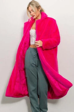 SUPER SOFT Midi Fur Coat